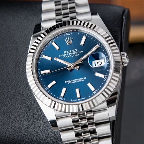 rolex datejust 41 blue ราคา|Rolex Datejust.